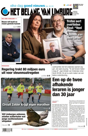 Cover of Het Belang van Limburg