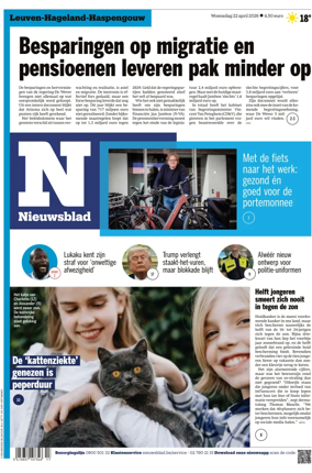 Cover of Het Nieuwsblad