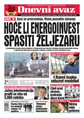 Cover of Dnevni avaz