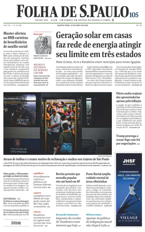 Cover of Folha de S.Paulo
