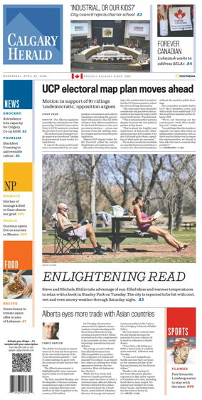 Cover of Calgary Herald