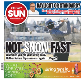 Cover of Calgary Sun