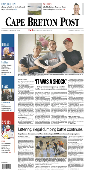 Cover of Cape Breton Post