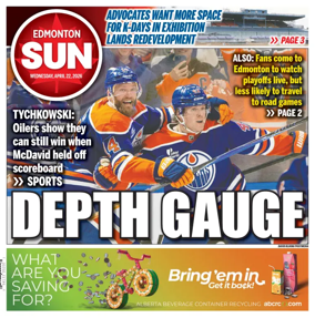 Cover of Edmonton Sun
