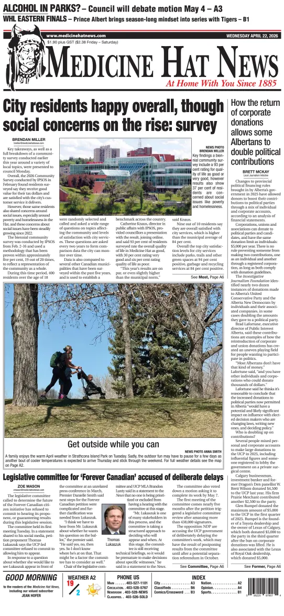 Cover of Medicine Hat News