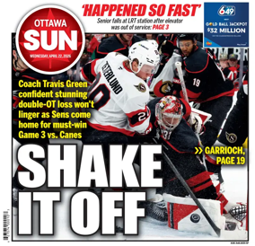 Cover of Ottawa Sun