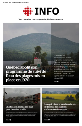 Cover of Radio-Canada Info