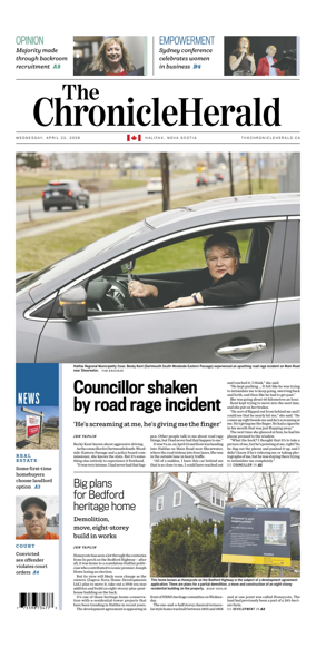 Cover of The Chronicle Herald (Provincial)