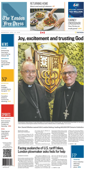 Cover of The London Free Press
