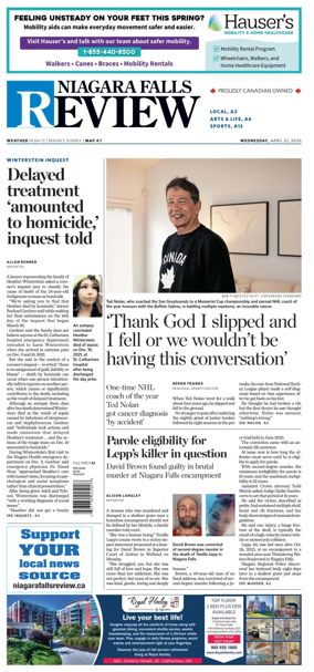 Cover of The Niagara Falls Review