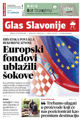 Cover of Glas Slavonije