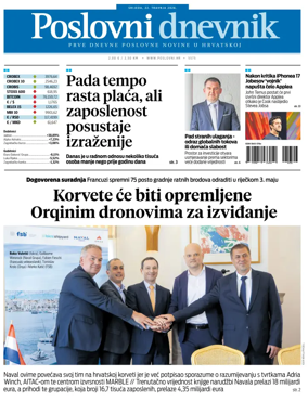 Cover of Poslovni Dnevnik