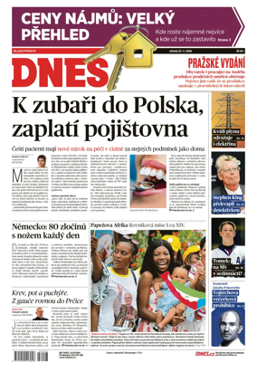 Cover of Dnes Prague Edition