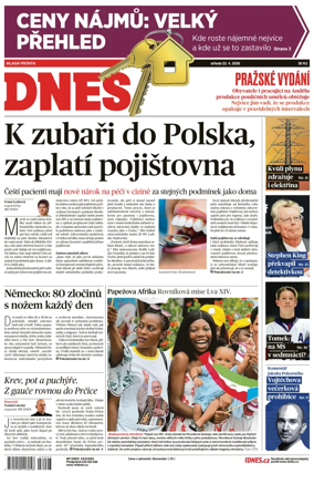 Cover of MF DNES