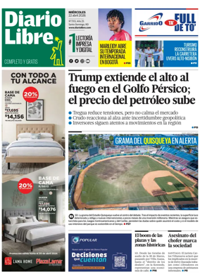 Cover of Diario Libre (Republica Dominicana)
