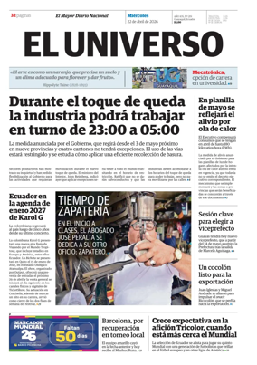 Cover of El Universo