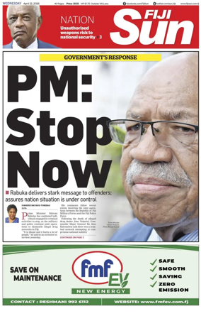 Cover of Fiji Sun