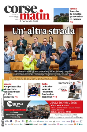 Cover of Corse Matin
