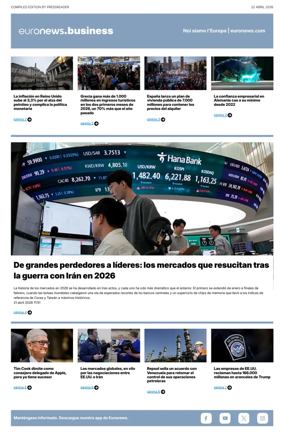 Cover of Euronews Business (Spanish) Compiled Edition