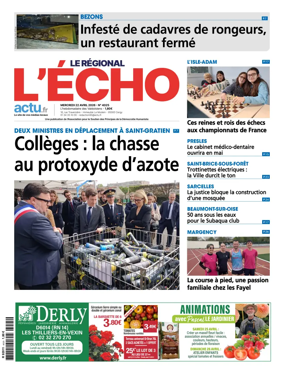 Cover of L'Echo le Regional
