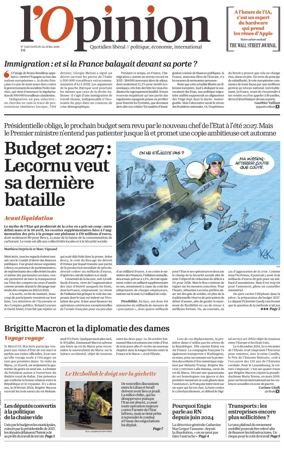 Cover of L'Opinion