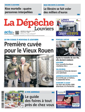 Cover of La Depeche Louviers
