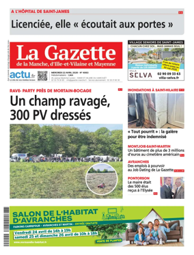 Cover of La Gazette de la Manche