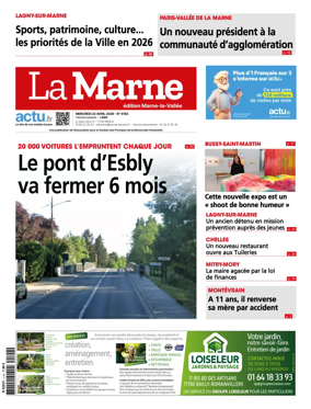 Cover of La Marne (edition Marne-la-Vallee)