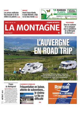 Cover of La Montagne (Clermont-Metropole)