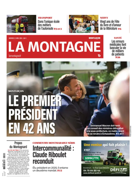 Cover of La Montagne (Montlucon)