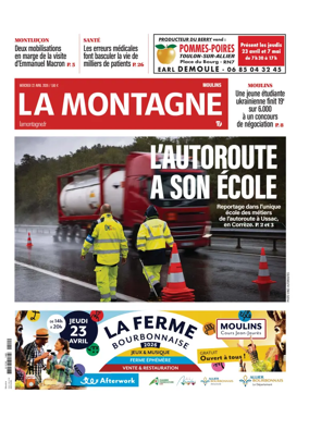 Cover of La Montagne (Moulins)