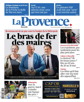Cover of La Provence Marseille