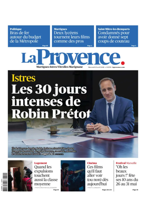 Cover of La Provence Martigues-Istres-Vitrolles-Marignane