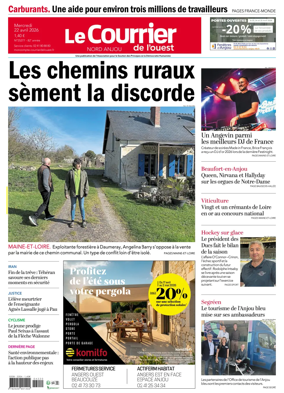Cover of Le Courrier de l’Ouest (Nord Anjou)