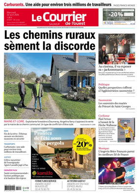 Cover of Le Courrier de l’Ouest (Saumur)