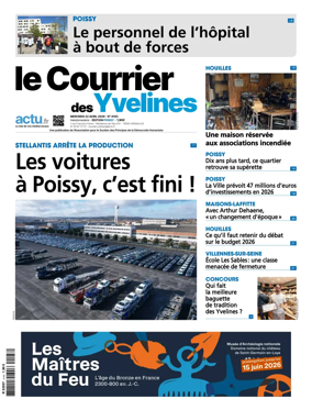 Cover of Le Courrier des Yvelines (Poissy)