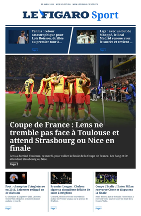 Cover of Le Figaro Sport