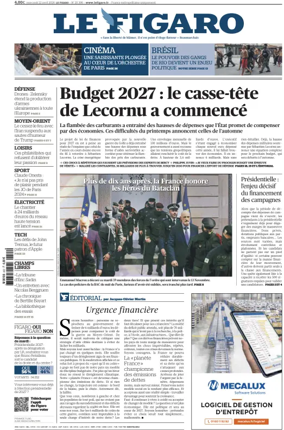 Cover of Le Figaro