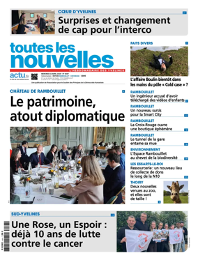 Cover of Toutes les Nouvelles (Rambouillet / Chevreuse)