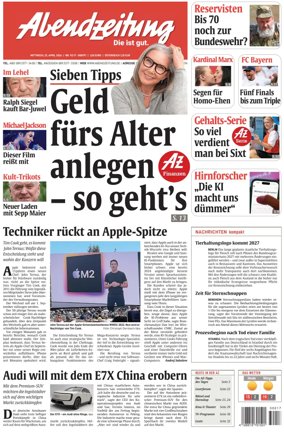 Cover of Abendzeitung Munchen