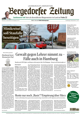 Cover of Bergedorfer Zeitung