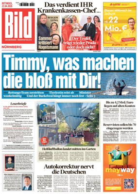 Cover of BILD Nurnberg