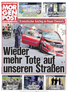 Cover of Chemnitzer Morgenpost