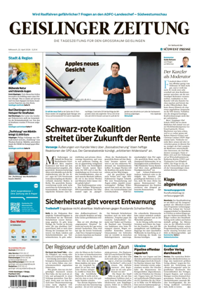 Cover of Geislinger Zeitung