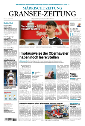 Cover of Gransee-Zeitung