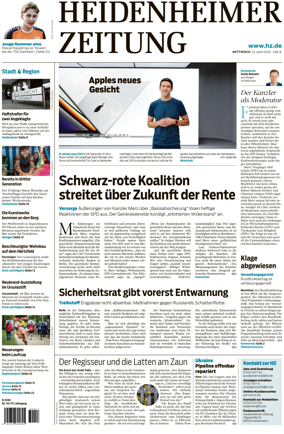 Cover of Heidenheimer Zeitung