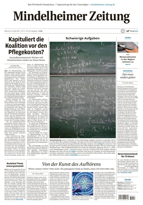 Cover of Mindelheimer Zeitung