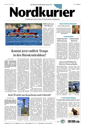 Cover of Neubrandenburger Zeitung