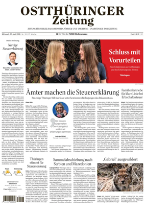 Cover of Ostthuringer Zeitung (Schleiz)