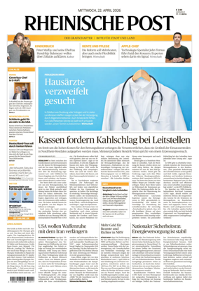 Cover of Rheinische Post - Xanten and Moers